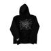 Five-Pointed Star Spider Web Zipper Cardigan Front And Back Print Trendy Versatile Style Couple Loose Hoodie Sweatshirt_viptrois.com