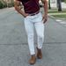 Men's Clothing Casual Trousers Slim Casual Solid Color Trousers_viptrois.com
