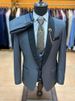 Men's Clothing Green Fruit Collar 3 Piece Suit For Men, Student Graduation Stage Performance Slim Dress, Large Size_viptrois.com