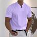 "Men's Athletic V-Neck T-Shirt - Stretch Cotton Gym Workout Tee For Muscle Fit - Breathable & Moisture-Wicking (Multiple Colors/Sizes)"_viptrois.com