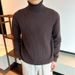 Men’s Slim-Fit High Neck Sweater – 7 Solid Colors, Breathable & Wrinkle-Resistant For Business Casual & Layering_viptrois.com