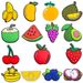 New Lovely Fruit Series Shoes Flower Shoe Buckle Soft Rubber Shoes Accessories I-buckle Ornaments_viptrois.com