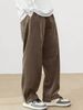Manfinity Hypemode Cordhose Für Herren Mit Weitem Schnitt, Mit Buchstaben Patch-Detail, Baggy-Langhosen, Schlichtes Outfit_viptrois.com