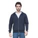 Men's Clothing Hooded Casual Fashionable Versatile Cardigan Fleece Hooded Zip-Up Sweatshirt – Oversized Korean Streetwear Jacket (Black/Navy/Charcoal)_viptrois.com