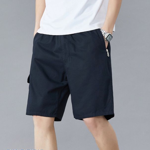 K Shorts, Men's Cropped Pants, Loose Workwear, Big Waistband, Big Shorts_viptrois.com
