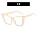 Women's Glasses Large Frame Flat Glasses New Style Personalized Glasses Frame Trendy Internet Celebrity Ins Fashion Glasses Frame Anti Blue Light_viptrois.com