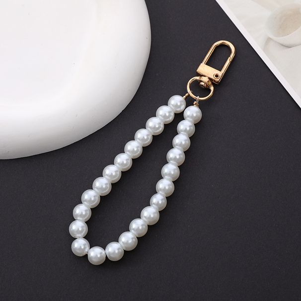 New DIY Mobile Phone Case Accessories Bow Pearl Pendant Love Pendant Earphone Cover Bag Chain Material Female_viptrois.com