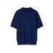 Men's Clothing Spring And Autumn Round Neck Loose Ins High End Top Solid Color Casual Soft Men's Clothing_viptrois.com