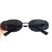 New Fashion Metal Frame Oval Small Frame Anti Ultraviolet Sunglasses For Men And Women Concave Shape Photo Sunglasses_viptrois.com