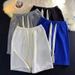 "Men's & Women's Waffle Knit Shorts - Summer Casual Lounge Shorts With Breathable Fabric, Loose Comfortable Elastic Waistband For Home Sizes M-5XL"_viptrois.com