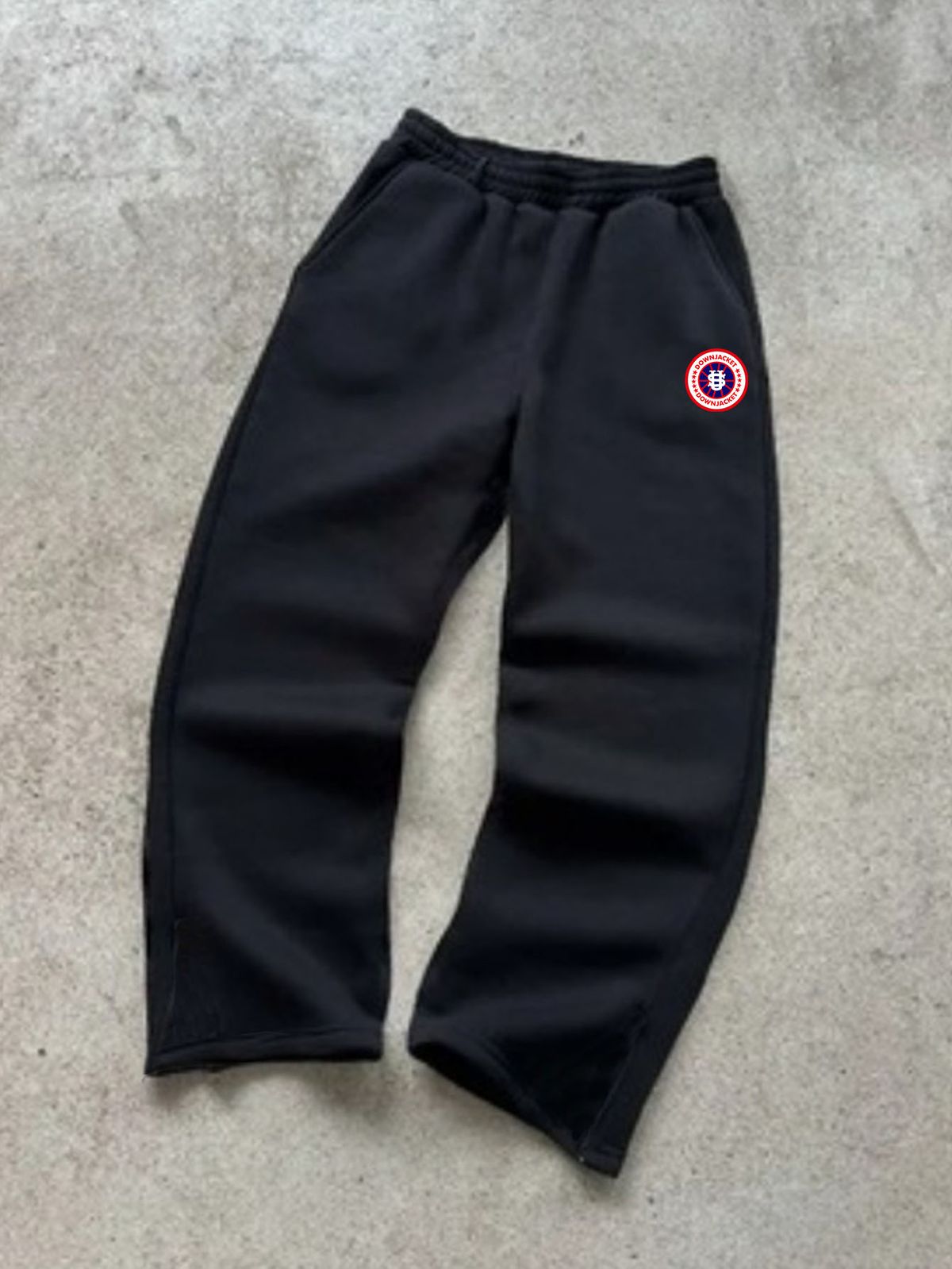 Men's US Map Logo Hoodie & Jogger Set - Streetwear Tracksuit With Circular Embroidery, Comfortable Casual Outfit_viptrois.com