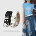 Star Multi-hole American Style Wide For Women And Men 2024 New Design Jeans With Sense Of Niche Y2K White Belt_viptrois.com