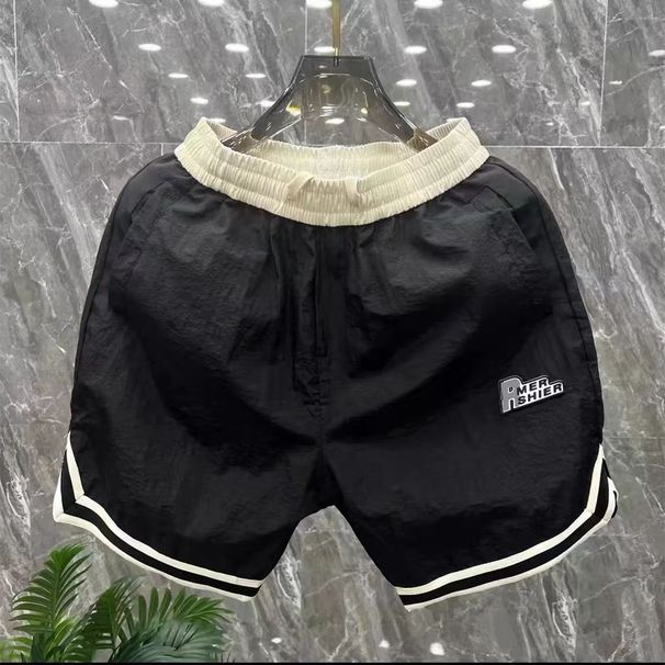 Men's Casual Summer New Loose Versatile Embroidered Beach Five-Point Fashion Trend Quick-Dry Sports Shorts_viptrois.com