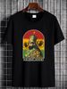Vintage Haile Selassie I Ethiopian Emperor 2004 Judah Yellow T-shirt Size 2XL Designer Clothes Top For Everyday Wear Stylish Homme Unisex_viptrois.com
