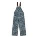 Men's Clothing Floral Jacquard Denim Overalls For Men Trendy Design Loose Casual Suspenders One Piece Straight Trousers_viptrois.com