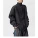 Autumn And Winter Solid Color Double Zipper Sweater Fashion Versatile Knitted Sweater Long Sleeve Threaded Clothes_viptrois.com