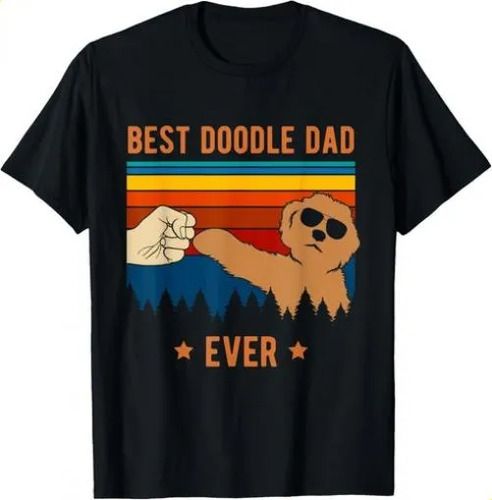 T-shirtt-shirtbest Doodle Dad Ever - Funny 2026 Dog Goldendoodle_viptrois.com