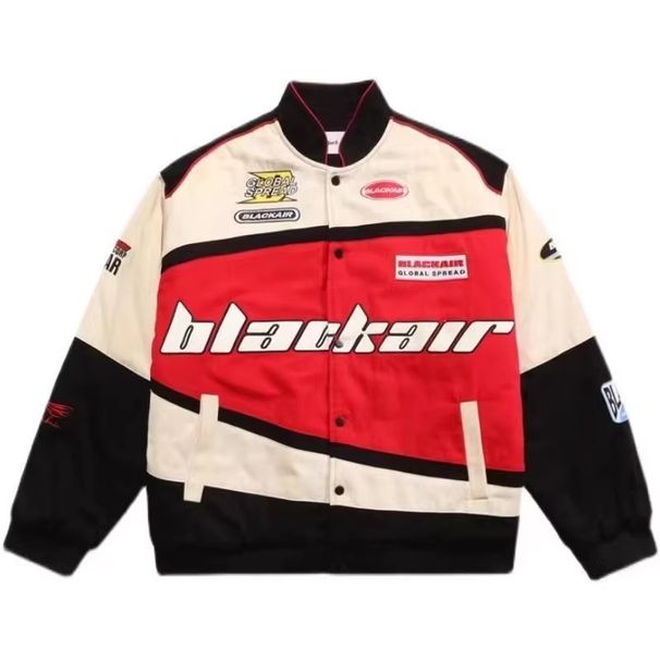 China-Chic American Racing Men And Women Couples Baseball Vintage Jacket Motorcycle Suits Ins_viptrois.com