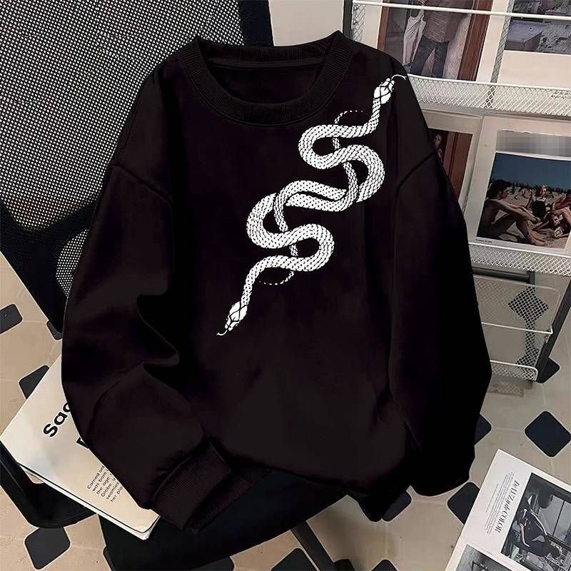 Unisex Heavyweight Fleece Hoodie - Oversized Pullover Sweatshirt With Vintage Print For Men & Women_viptrois.com