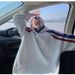 Pure American Retro Hooded Sweatshirt For Men, Spring, Autumn, Winter Thickened Trendy Brand Heavyweight Patchwork_viptrois.com