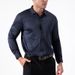 K Seamless Striped Elastic Striped Shirt For Men, No Ironing, Hanging Down, Long Sleeved Shirt For Men_viptrois.com