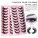 Beauty Health High Mink False Eyelashes 8d Thick Curling Fried Hair 10 Pairs Of Eyelashes Grafting Eyelashes_viptrois.com