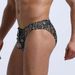 Men's Low-Waist Printed Swim Trunks - Sexy Triangle Beach Shorts_viptrois.com