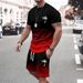 Men's Clothing Summer Short Sleeved Shorts Sports Leisure Suits In Stock_viptrois.com