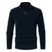 Loom Loom Foreign Trade Cross-Border Half Turtleneck Sweater For Men Winter Thick Korean Version Zipper Collar New Style_viptrois.com