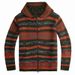 Loom Casual New European American Foreign Trade Autumn And Winter Men's Striped Long Sleeve Knitted Jacket Hooded Sweater Hot_viptrois.com