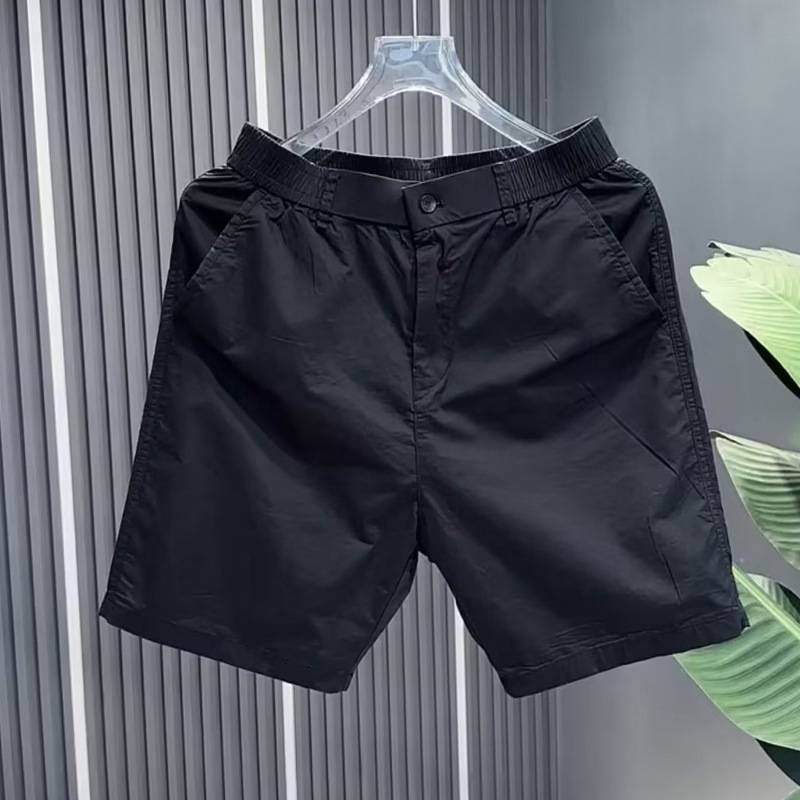 Casual Shorts For Men, Summer, Thin, Trendy Brand, High-end, Simple And Sporty, 4/5 Cropped Pants For Men_viptrois.com