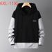 Plus Size Hoodie & Jogger Set For Teens - Oversized Fit Long Sleeve Casual Outfit (6XL-11XL)_viptrois.com