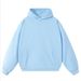 Heavyweight Fleece Hoodie – Oversized Pullover Sweatshirt With Drop Shoulder & Kangaroo Pocket (S-2XL)_viptrois.com