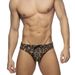 2026 New Product Swim Pant - Men's Low-Waist Printed Leopard Triangle AD Swim Pant - Nylon Quick-Drying Sexy European Style_viptrois.com