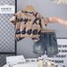 Male 2025 New Baby With Diamond English Short Sleeve Cute Casual Thin Summer Set_viptrois.com
