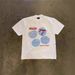 Heavyweight 100% Cotton Oversized T-Shirt With Artistic Tomato Print For Women & Men, Unisex Relaxed Fit Tee, Soft Breathable Fabric For Casual Wear_viptrois.com