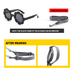 0-24 Months Polarizrd Round Sun Flexible Bendable Flower Baby Polarized Sunglasses with Strap for Newborn Infant_viptrois.com