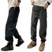 Design Sense Brushed Fleece Three-Dimensional Tailored Sports Sweatpants Versatile Loose Fit Autumn Winter New Men's_viptrois.com