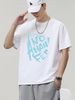 Summer Short-sleeved T-shirt Men's Korean Version Trendy Simple Half-sleeved Top Hong Kong Style Loose Casual Trendy T-shirt_viptrois.com