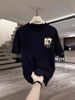 American Heavy-duty Pure Cotton Short-sleeved T-shirt For Men, Instagram Streetwear, Loose Top Wear For Men, Summer Style_viptrois.com
