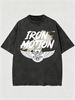 Wing Engine Iron Motion Heavyweight Washed Graphic T-Shirt Men's Oversized Streetwear Tee_viptrois.com