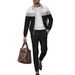 Men's Clothing Jacket Men's Autumn Waffle Colorblock Zipper Pocket Lapel Slim Cardigan Men's Jacket Suit_viptrois.com