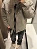 Men's Clothing Dirty Denim Jacket For Men Autumn Retro Long Sleeve Loose Silhouette Denim Top_viptrois.com
