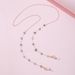 Natural Glasses Garnet Tourmaline Crushed Stone Neck Anti-Slip Mask Chain Anti-Lost Lanyard_viptrois.com
