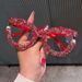 Candy Colored Large Frame Pearl Rhinestone Decoration Net Celebrity Flat Glasses Plain Makeup Personality Anti Blue Light Glasses_viptrois.com