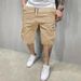 Top Cross Border European Size Work Shorts Men's Summer Thin Fashion Brand Loose Sports Pants Casual Five Point Horse Pants_viptrois.com