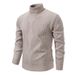 Men's Clothing Sweater Fleece Lined And Thickened High Neck Sweater Winter Warm Knit Pullover Ribbed Hem Thickened Fleece Lined Casual Tops For Dad_viptrois.com