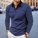 Unisex Minimalist Style Outdoor Camping Lightweight Top Simple Basic Versatile Long Sleeve Polo Shirt MB14_viptrois.com