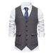 Star Same Retro Single-breasted Three-dimensional Pocket Men's Suit Vest Casual Business_viptrois.com