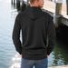Men's Casual Hooded Sweatshirt - Breathable Loose Fit Long Sleeve Pullover With Side Pockets For Streetwear & Daily Wear_viptrois.com